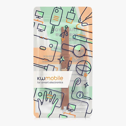 kwmobile Real Leather Watch Strap Compatible with Garmin Lily Sport - Fitness Tracker Replacement Sports Wristband with Clasp