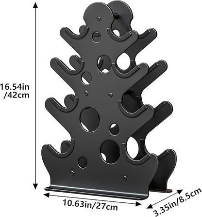 Dumbbell Rack Stand Only(Dumbbells Not Included) - Dumbbell Storage Rack with/without Wheels, Space Saver for Home Gym.