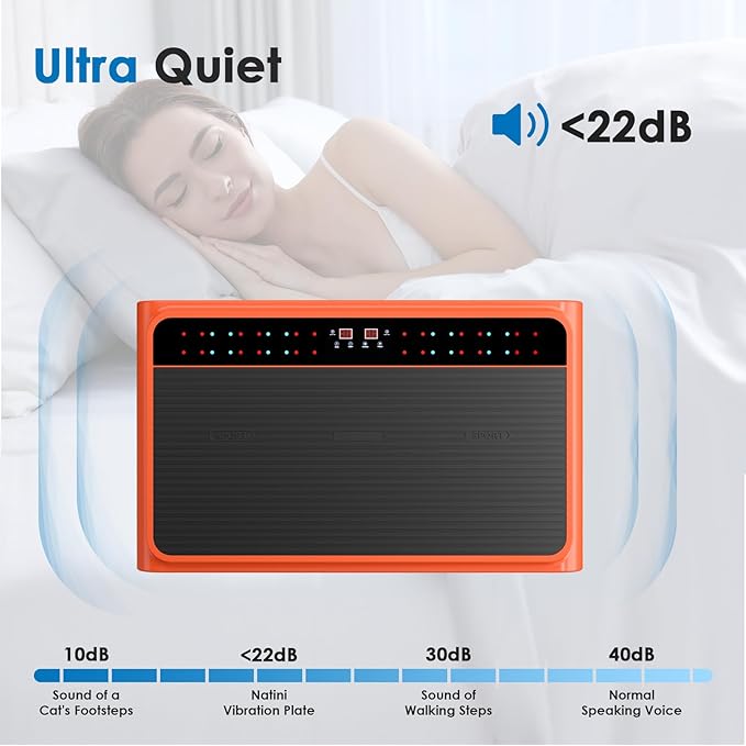 Vibration Plate Exercise Machine - Whole Body Workout Vibration Platform Lymphatic Drainage Machine for Weight Loss Home Fitness with Resistance Bands Remote