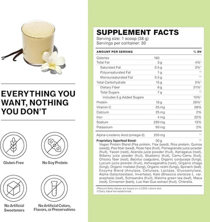 Shakeology Plant Based Protein Powder Blend ??Gluten-Free Shake with Vitamins and Minerals ??Helps Support Weight Loss, Lean Muscle, Gut Health ??Cookies and Creamy, 30 Servings
