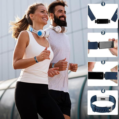 Watch Bands Replacement for ID115plus HR, Very Fit Pro Activity Fitness Tracker Wrist Bands Set, Multicolor Veryfitpro Smart Watch Strap Replacements