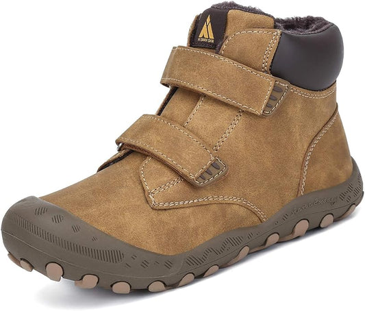 Mishansha Kids Hiking Boots Toddler Girls Boys Hiking Shoes Water-Resistant Anti-Collision Non-Slip