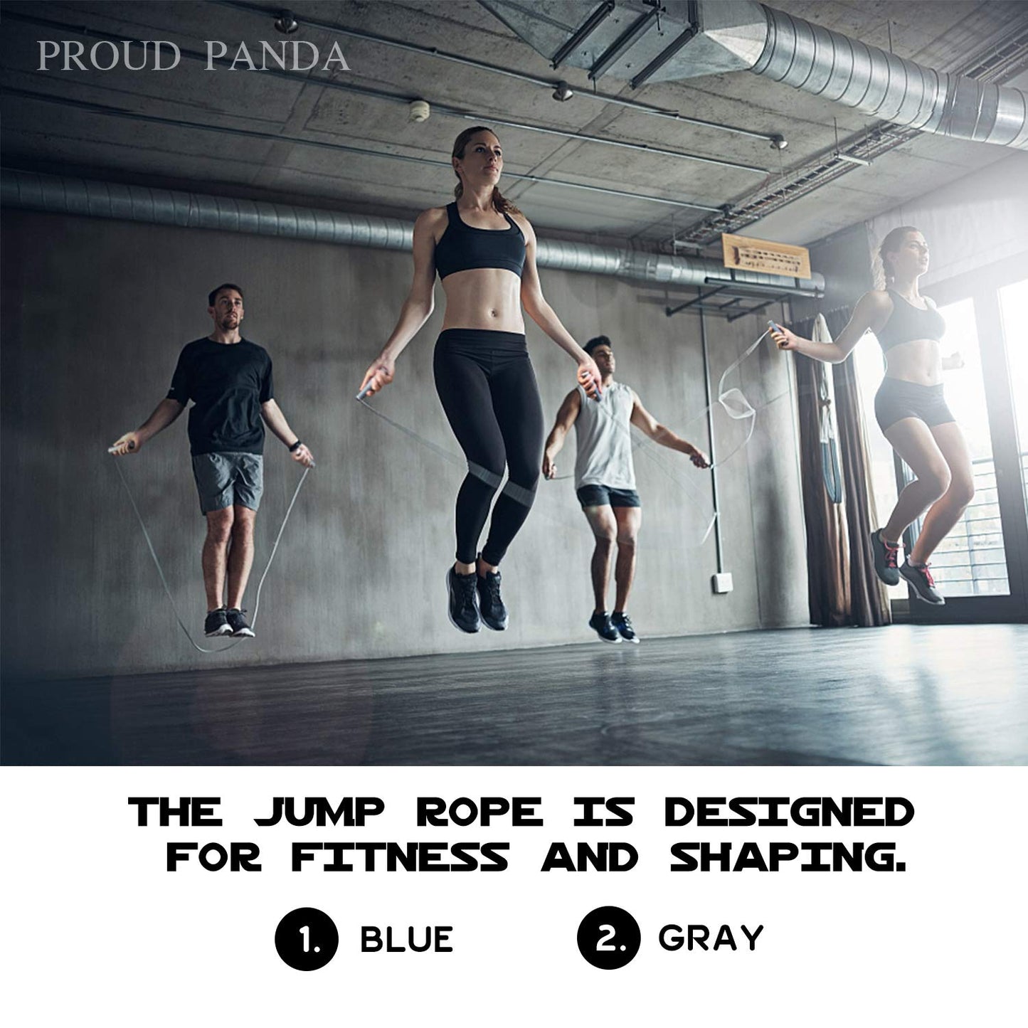 Weighted Jump Rope Workout-1LB Professional Skipping Rope with Adjustable Length&Silicone
