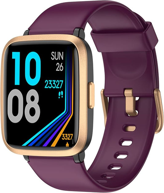Fitness Tracker, Fitness Watch with Blood Oxygen, Blood Pressure & Heart Rate Monitor, Steps