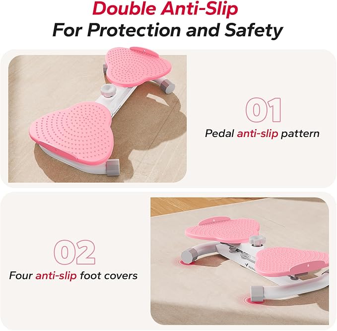 MERACH Waist Twister Machine, Ab Twist Board with 300 lbs Weight Capacity, Abs Workout for Slim Waist and Core Ab Exercise, Noiseless Home Gym Exercise Equipment for Women Men