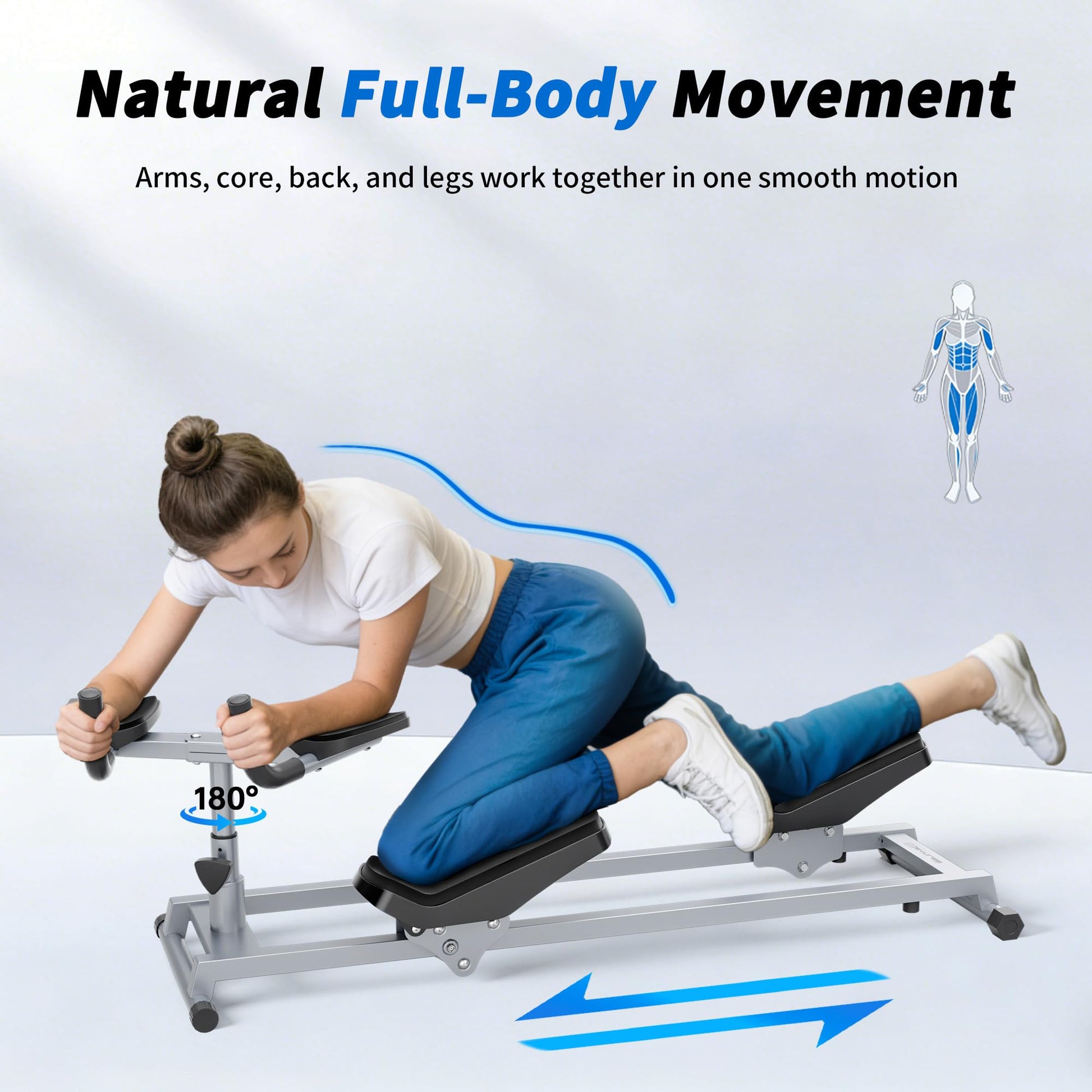 seanleecore Primal Crawl & Spine Twist and Stretch Trainer – Full Body Low-Impact Cardio Machine