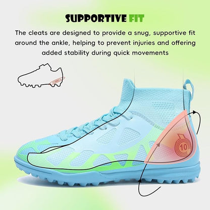 Soccer Cleats Kids Boys Girls Athletic Outdoor Football Shoes