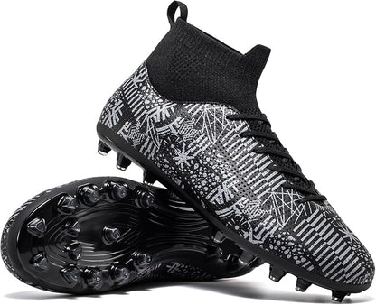 Adult Soccer Cleats Men Lightweight Football Boots Breathable Professional Sneaker Sport Athletic Ground Football Shoes