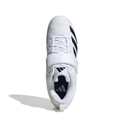 adidas Unisex-Adult Powerlift 5 Weightlifting, White/Black, 7