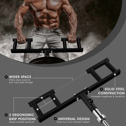 Yes4All Viking Press Attachment – Great Landmine Exercise Equipment for 2-Inch Olympic Barbell