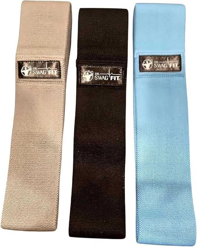 Resistance Bands Set, Versatile Latex Exercise Bands for Home and Gym Workouts, Ideal Workout Equipment for Men and Women, Resistance Bands for Legs, Physical Therapy, (3-Pack)