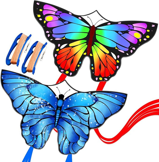 Butterfly Kites for Kids and Adults, Easy to Fly Large Single Line Kite for Boys and Girls - 55" x