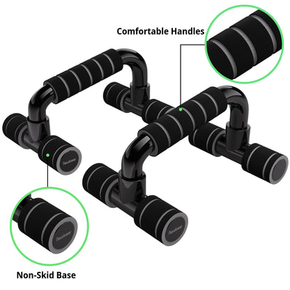 Readaeer Push Up Bars Gym Exercise Equipment Fitness 1 Pair Pushup Handles with Cushioned Foam Grip