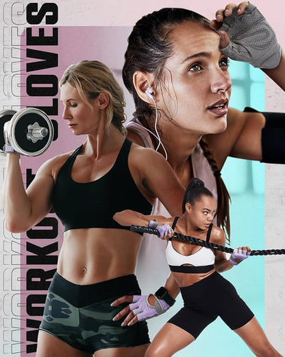 VINSGUIR Workout Gloves for Women and Men, Breathable Weight Lifting Gloves for Gym Exercise, Fitness, Training, and Cycling, with Excellent Grip and Cushion Pads