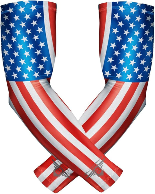 Bucwild Sports Baseball Arm Sleeve - Youth & Adult 1 Pair - Football Basketball Cycling Tennis