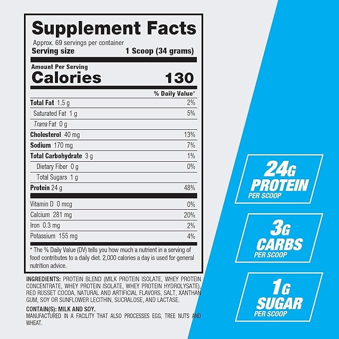 BPI Sports Best Protein ??100% Whey Protein Powder ??Muscle Growth, Recovery, Meal Replacement ??No Maltodextrin, No Fillers, Gluten Free ??for Men & Women | Strawberries and Cream ??5.2 Pounds