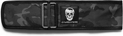 Gymreapers Quick Locking Weight Lifting Belt for Men Gym Belt for Powerlifting Deadlift Belt with 4 Inch Neoprene Metal Buckle Back Support Weightlifting Belt Women