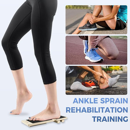 Ankle Board, Foot Strengthener, Axis Board, Single Leg Balance Board, Blackboard Foot Trainer,for Stability Exercise, Physical Therapy, Ankle Rehab,Strengthening Equipment