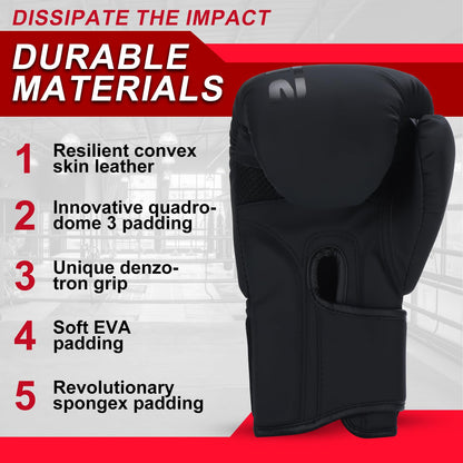 Valchiria Boxing Gloves for Men Women, Sparring Training Punching MMA Kickboxing Boxing Gloves