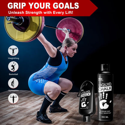 OUTTDOZ Liquid Chalk 2 oz 1 Pack for Weightlifting, Climbing & Gymnastics