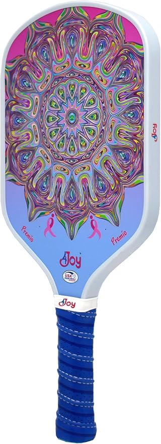 4Joy Pickleball Paddle Premio Series - Thermoformed Premium T700 Carbon Fiber Pickleball Paddless - Professional Pickleball Rackets for Women & Men - 16mm Honeycomb Core - USAP Approved