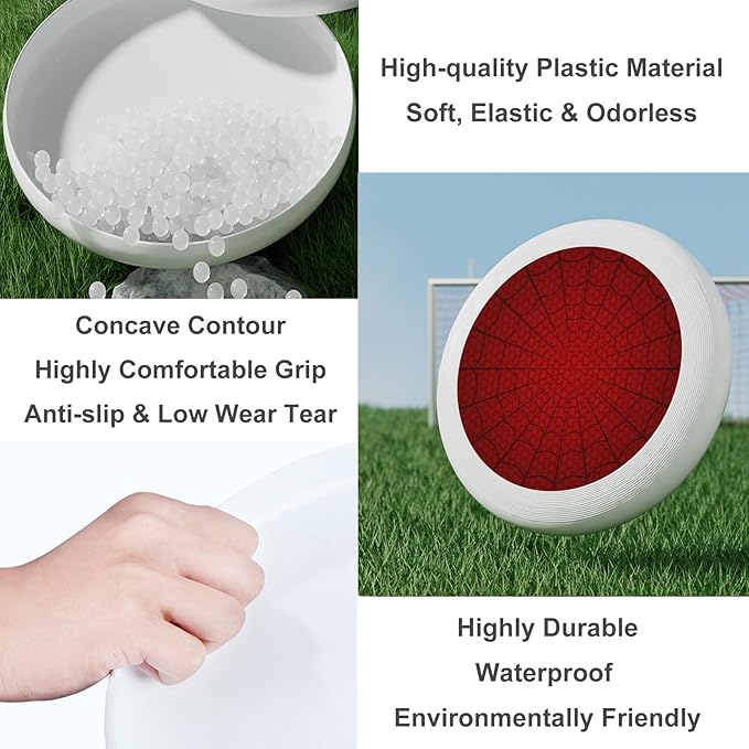 Rainbow Flower Outdoor Flying Disc Abstract Colorful Floral Ultimate Disc 175g for Boys Girls Men Women Birthday Christmas