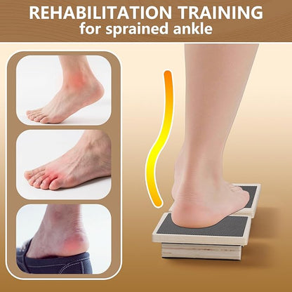 Ankle Balance Board for Sprained Ankle Recovery,Plantar Fasciitis Relief,Posture Corrector,Physical Therapy Tools