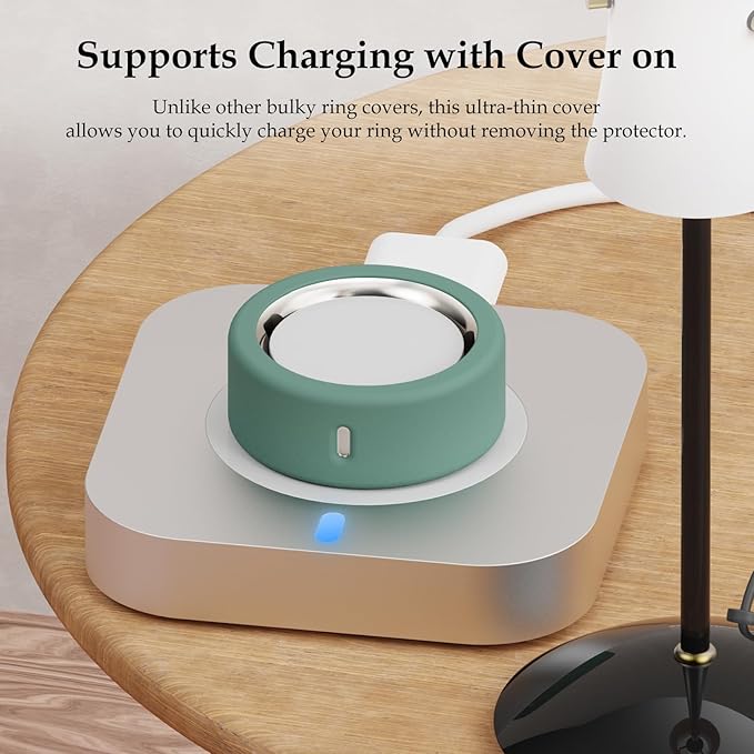 15 Pack Cover Compatible with Oura Ring Gen 4/Gen 3 Horizon/Gen 3 Heritage, Anti-Scratch Silicone Case for Oura Ring Protector for Women Men Working Out Gym, Support Charging with Cover on