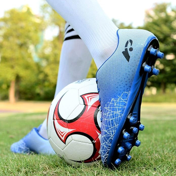 Unisex Low Top AG Sports Soccer Cleats Training Shoes Non-Slip Wear Resistant Football Shoes