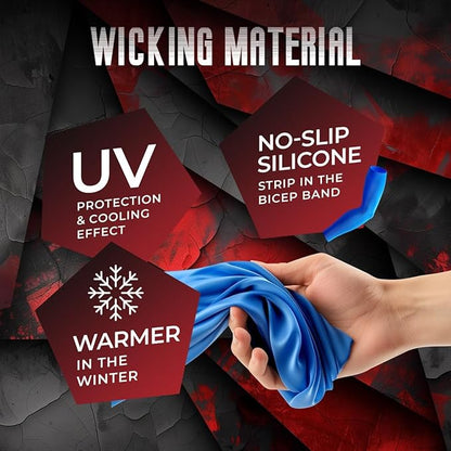 Bucwild Sports Baseball Arm Sleeve - Youth & Adult 1 Pair - Football Basketball Cycling Tennis