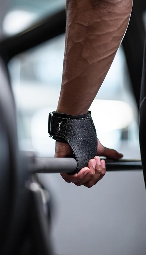 Fitgriff® Elite Straps - Lifting Wrist Straps (Rubber Grips) for Weightlifting, Gym, Workout, Deadlift - Anti-Slip Revolution for Men and Women