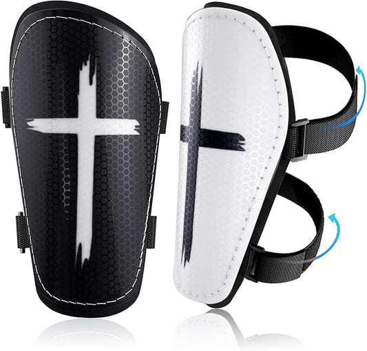 TOMIYO Soccer Shin Guards,Soccer Shin Guards Youth Boys 8-12,Light Weight Adjustable Straps Shin Pads Protection Equipment for Kids Youth，EVA Cushion Protection to Reduce Impact and Injury.