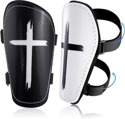 TOMIYO Soccer Shin Guards,Soccer Shin Guards Youth Boys 8-12,Light Weight Adjustable Straps Shin Pads Protection Equipment for Kids Youth，EVA Cushion Protection to Reduce Impact and Injury.