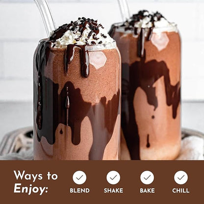 JUST INGREDIENTS Chocolate Protein Powder ??20-Serving Blend with 100% Grass-Fed Whey & Organic Plant Proteins ??Rich Cocoa Flavor ??Supports Muscle Recovery, Energy*