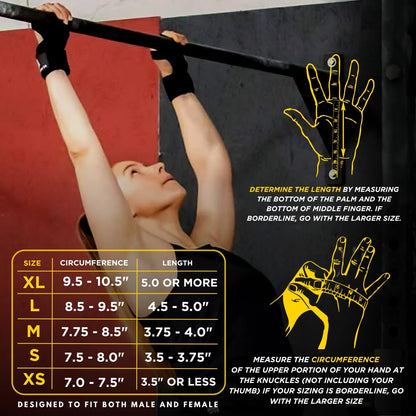 New Ventilated Weight Lifting Gloves with Built-In Wrist Wraps, Full Palm Protection & Extra Grip.