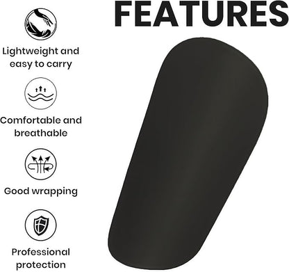 2 Pairs Mini Shin Guards Youth Soccer Tiny Shin Protective Pads Small Shin Guards Miniature Shin Pads Professional Protection for Soccer Players Kids Teenagers