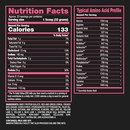 BPI Sports ISO HD ??100% Whey Protein Isolate Powder ??Muscle Growth, Recovery, Weight Loss, Meal Replacement ??Low Carb, Low Calorie ??for Men & Women ??Fruity Loopers ??1.7 Lb