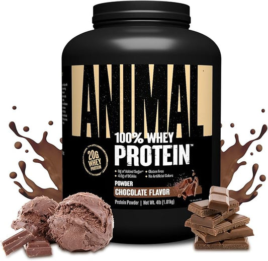 Animal 100% Whey Protein Powder ??Whey Blend for Pre Workout or Post Workout, Recovery, or an