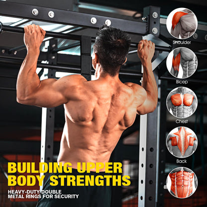 Ayombo Pull Up Assistance Bands, Resistance Bands for Pull Up Bar Workout, Adjustable Heavy Duty