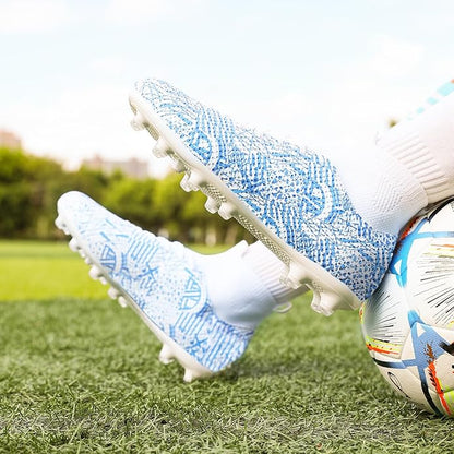 Adult Soccer Cleats Men Lightweight Football Boots Breathable Professional Sneaker Sport Athletic Ground Football Shoes