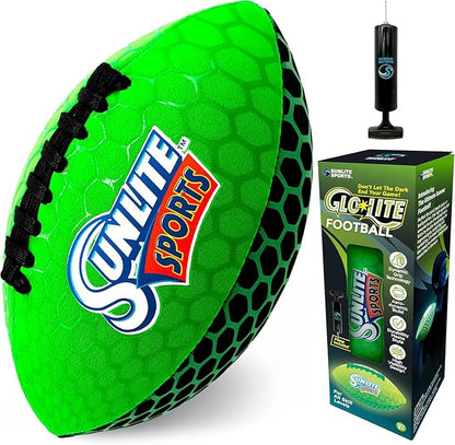 Sunlite Sports Waterproof Football for Lawn Backyard Pool Beach Lake Park Water Toy, Outdoor Play, for Kids Children Teens Adults, Family Fun