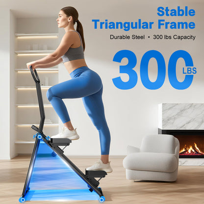 HXD-ERGO Stair Stepper for Home, 6 Adjustable Resistance Vertical Climber Cardio Exercise Machine
