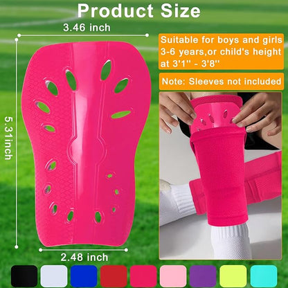 2 Pairs Shin Guards Soccer for Kids,Shin Pads Extra Lightweight Breathable Slide in Shin Guard for Football Training Match Outdoor Activities Protective Slip-in Shin Guards for Boys Girls