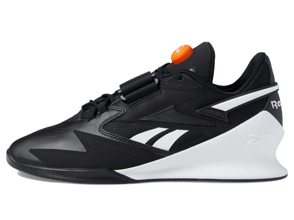 Reebok Men's Legacy Lifter III Cross Trainer, Black/White/Smash Orange, 11.5 Men