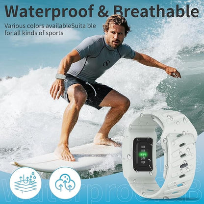 Silicone Sport Band Compatible with Whoop 4.0 Band for Men Women,Soft Comfort Durable Replacement Wristbands for Whoop 5.0 Silicone Bands