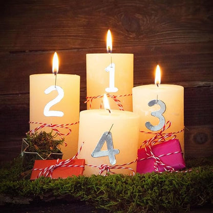 3 Packs Different Sizes Ivory Pillar Candles, Non-Toxic Unscented Dripless Smokeless 3x4, 3x6, 3x8 Inch Plain Cylinder Candles for Wedding, Home Decor, Dinner Table, Party, Power Outage, Emergency