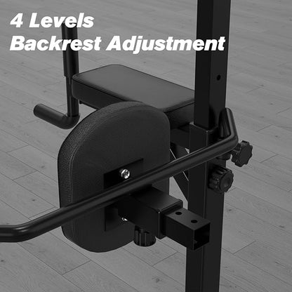 RELIFE REBUILD YOUR LIFE Power Tower Pull Up Bar Station Workout Dip Station for Home Gym Strength Training Fitness Equipment