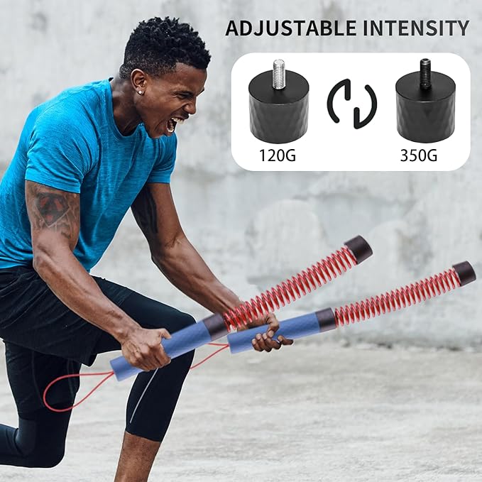 2PCS Ropeless Battle Rope,Adjustable Weight Battle Rope,Battle Ropes for Home Gym, Portable Exercise Ropes for Strength Training and Aerobic Exercise, Core Muscle Training