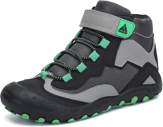 Mishansha Kids Hiking Boots Toddler Girls Boys Hiking Shoes Water-Resistant Anti-Collision Non-Slip