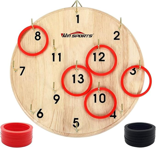 Ring Toss Game,Indoor Outdoor for Kids Adults Family,Fun Tailgate or Hangs on Wall,Exciting Gift